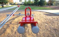 red-and-gray-seesaw-in-the-playground-846308